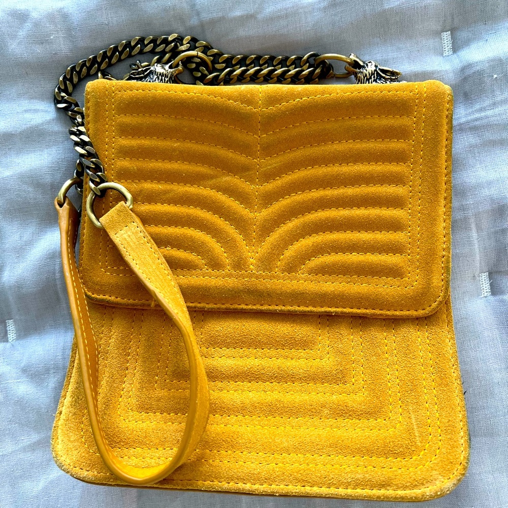 Zara suede bag